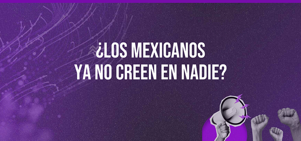 Portada de un estudio sobre la credibilidad que tienen los mexicanos en los partidos políticos. Investigación realizada por Research Land.